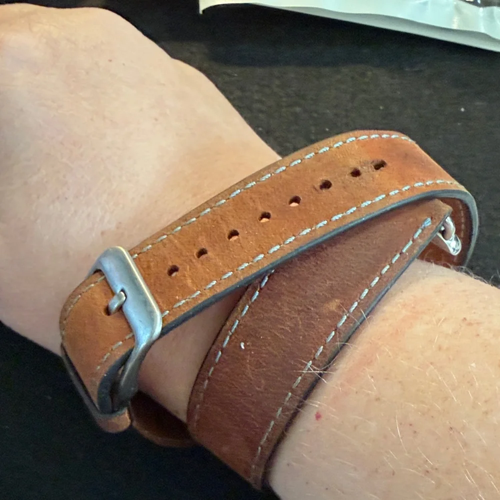 Brown Leather Watch Strap